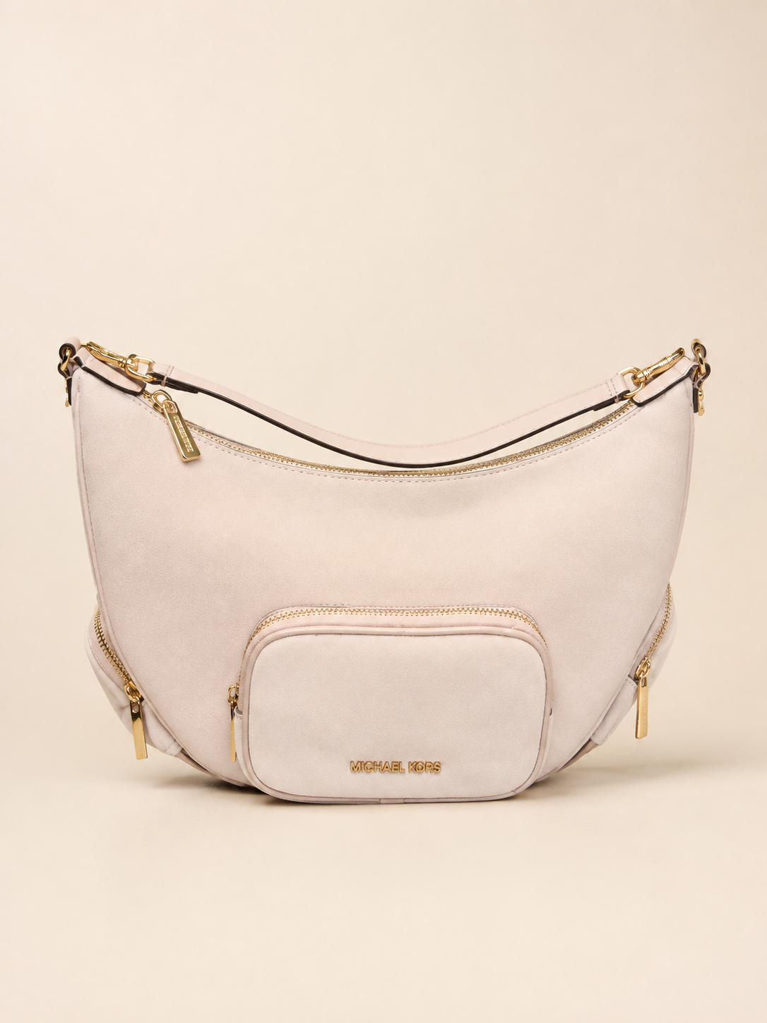 Michael Kors Wildleder Umhängetasche „Merritt“