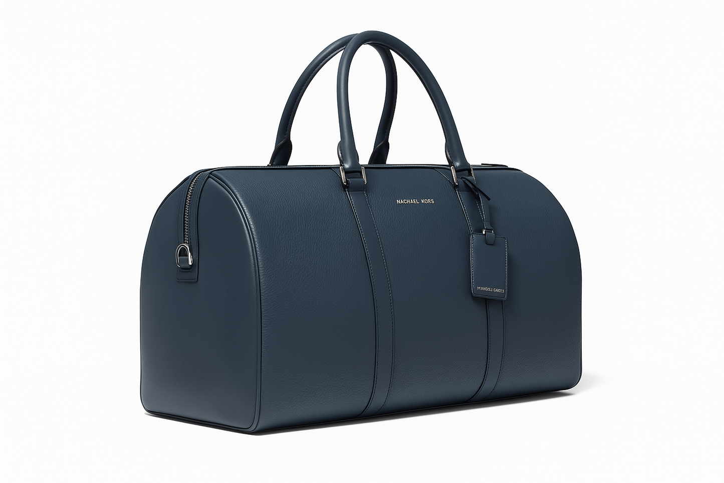 Michael Kors Cooper Leder Weekender Navy