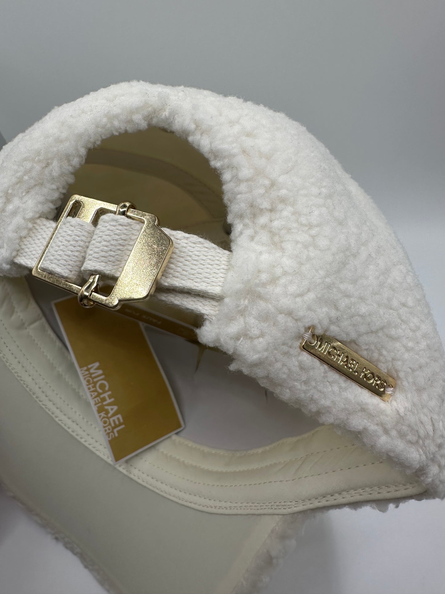 Michael Kors Teddy Kappen weiß/schwarz