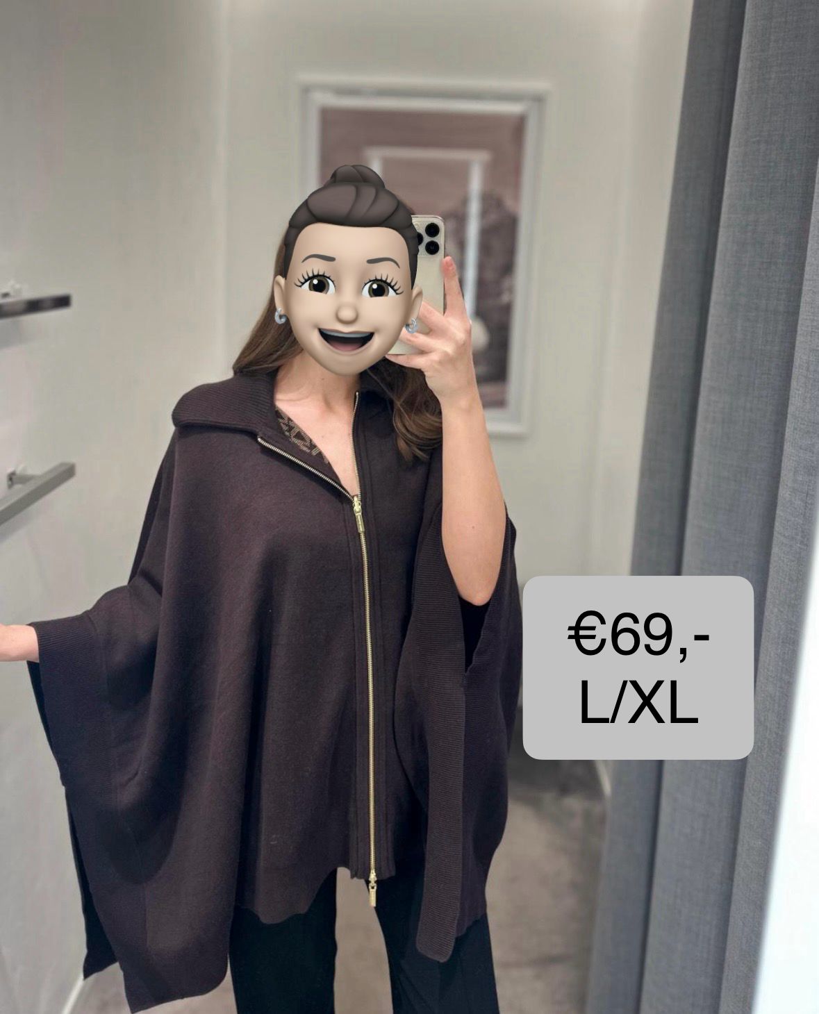 Michael Kors Poncho Jacke zum wenden L/XL
