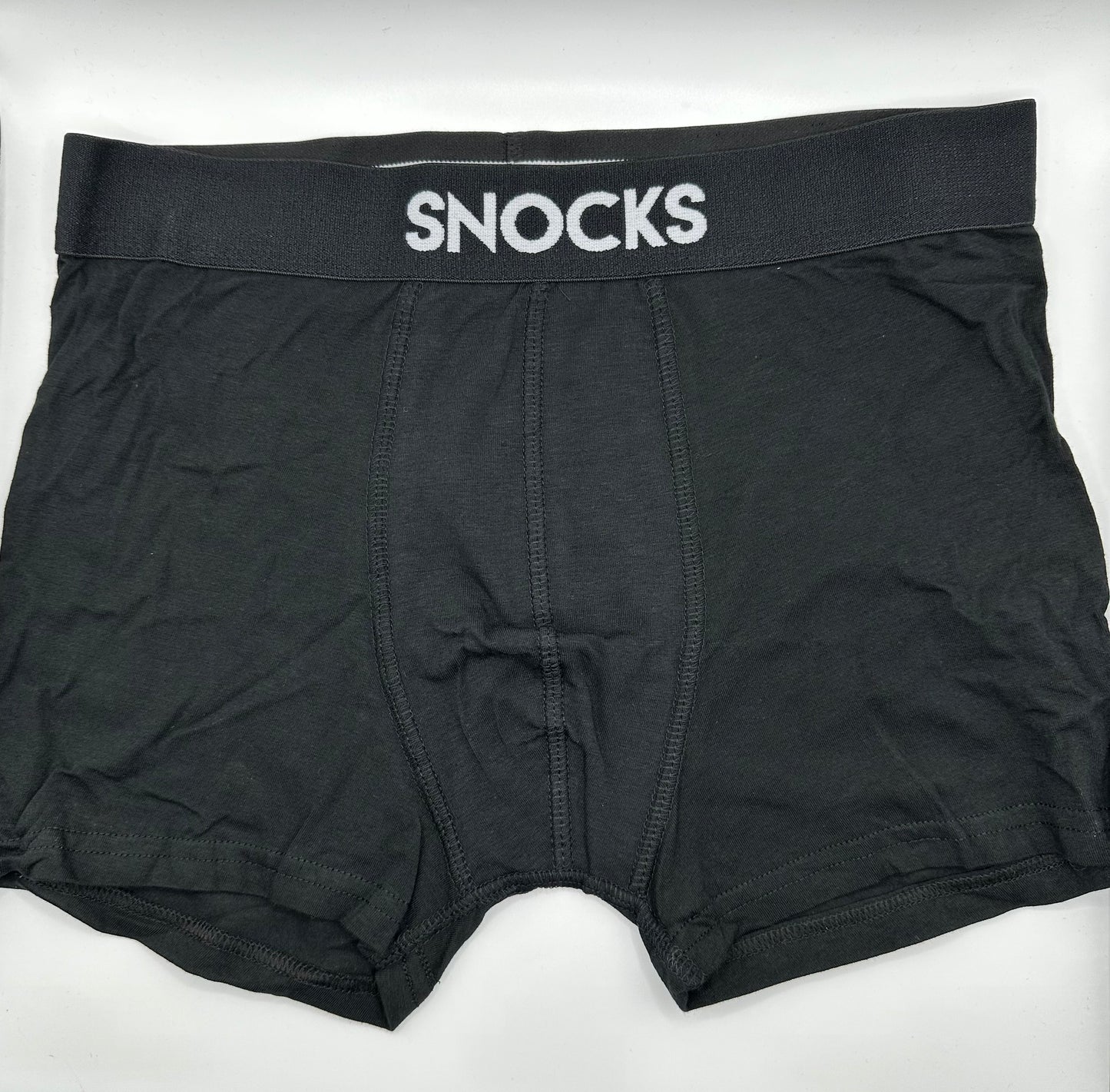 Snocks Boxershorts Gr M schwarz 3er Set