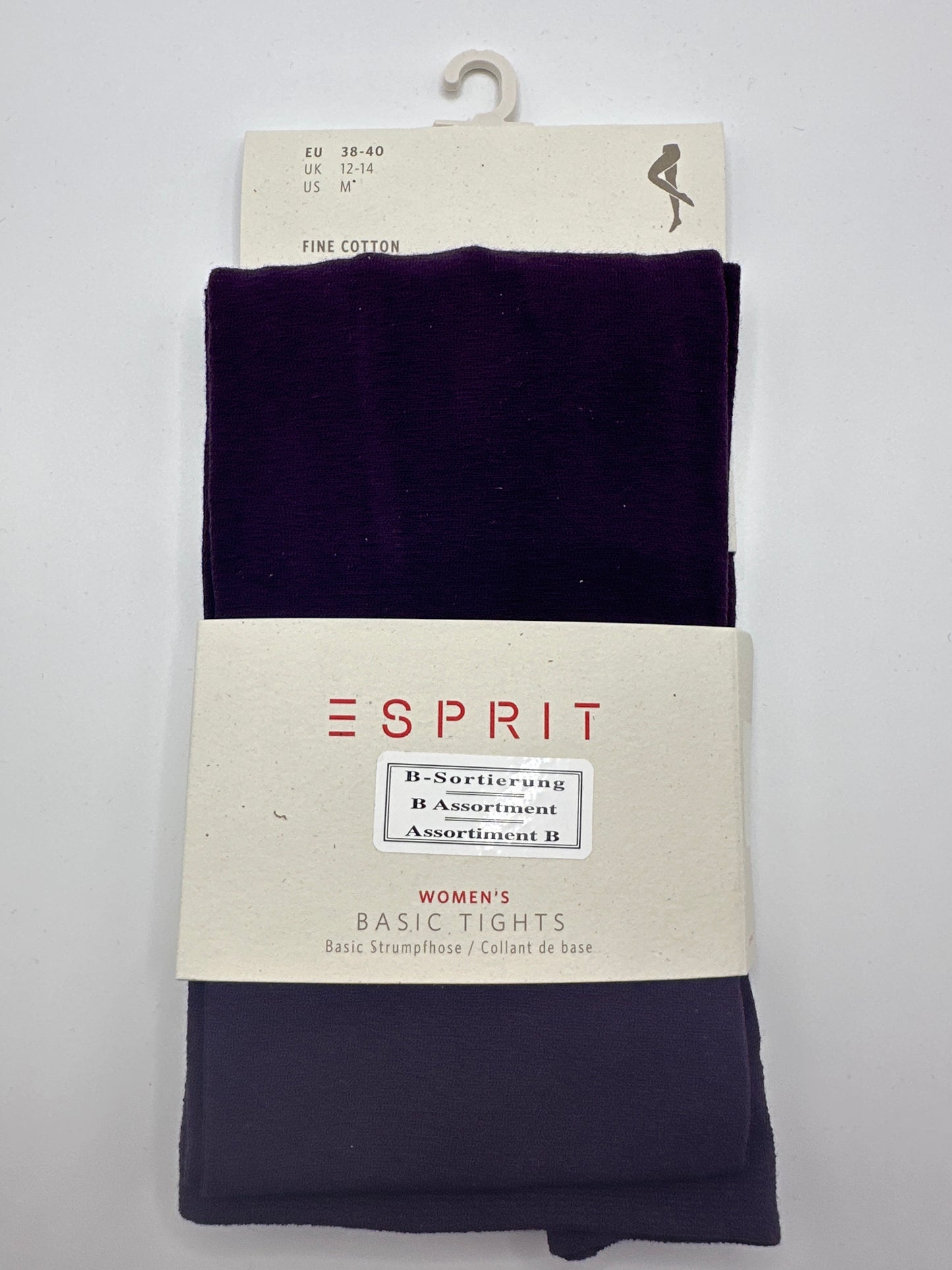 Esprit Basic Strumpfhose 38-40 Lila