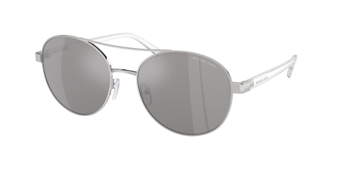 Michael Kors Sonnenbrille „Shiny Silver“