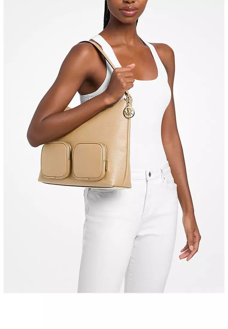 Michael Kors Leder Schultertasche "Merritt"