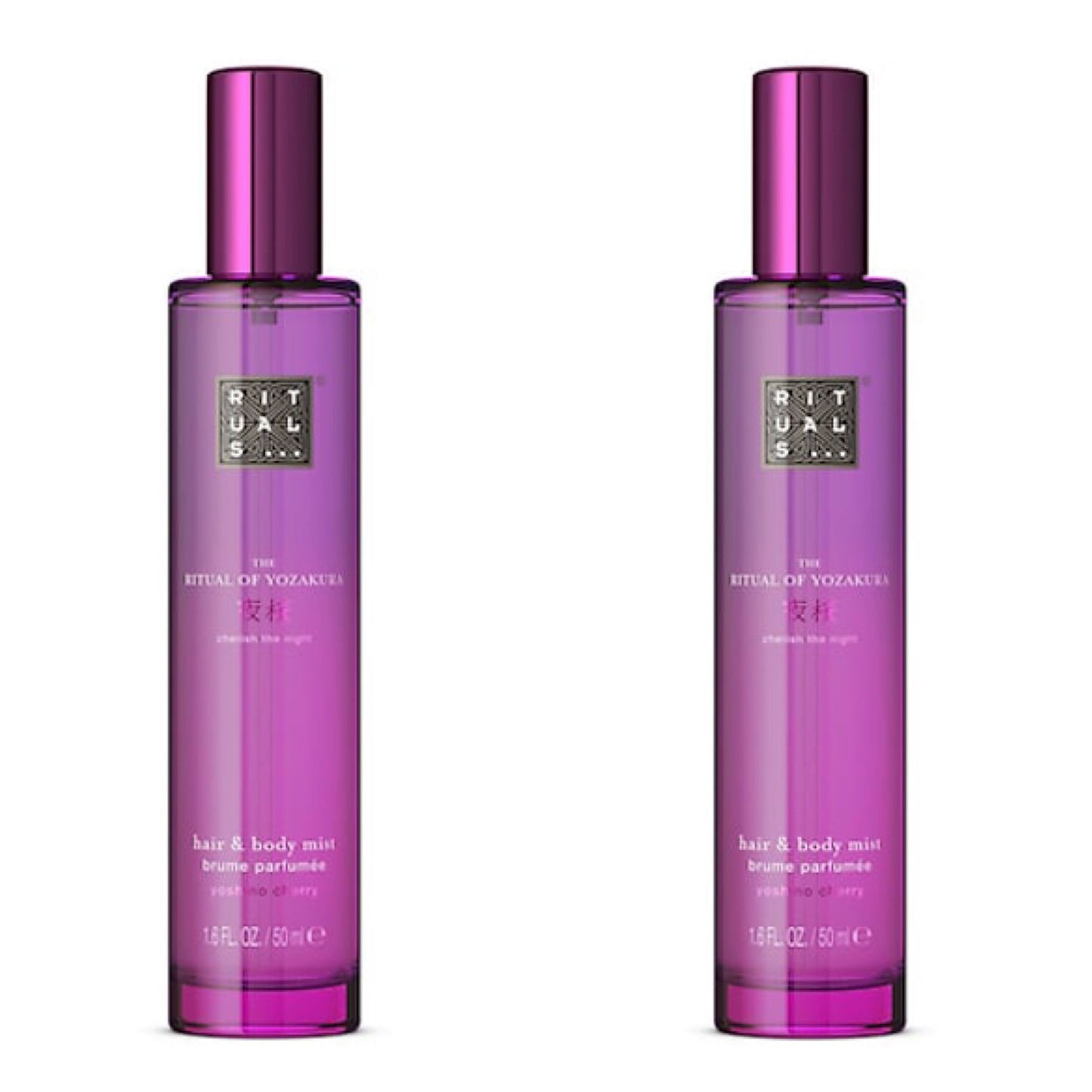 2 x RITUAL OF YOZAKURA
Hair & Body Mist