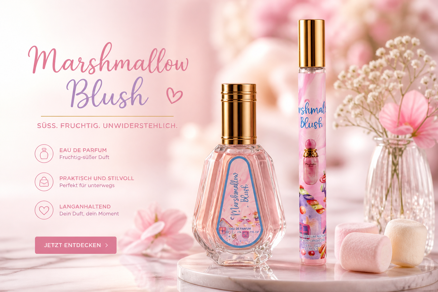 Marshmallow Blush Set Eau de Parfüm (50 ml und 35 ml Taschenparfüm)