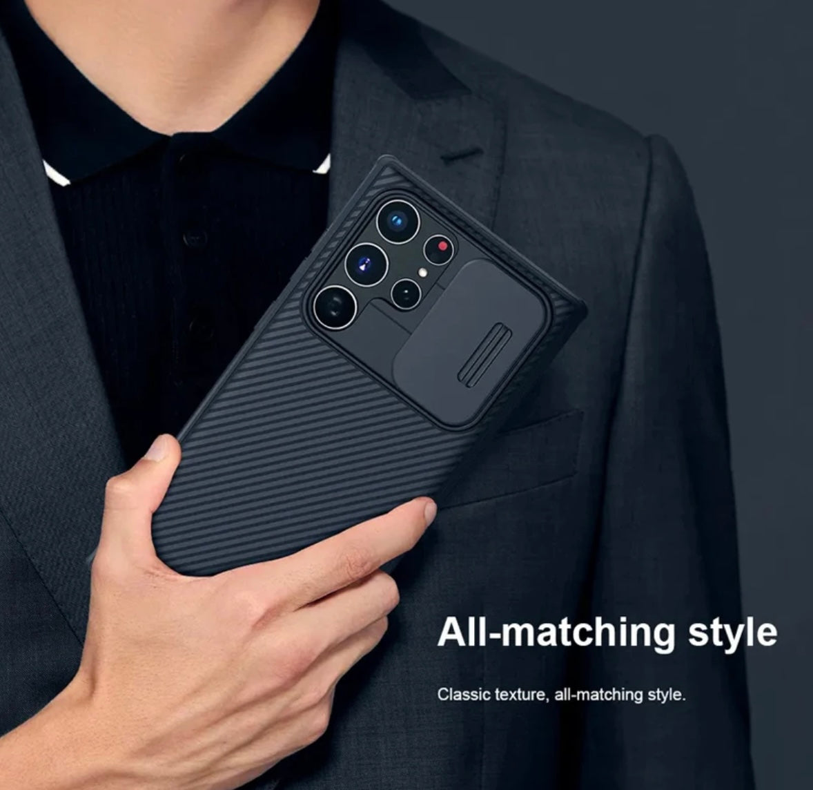Nillkin - CamShield Hülle Samsung Galaxy S22 Ultra Schwarz