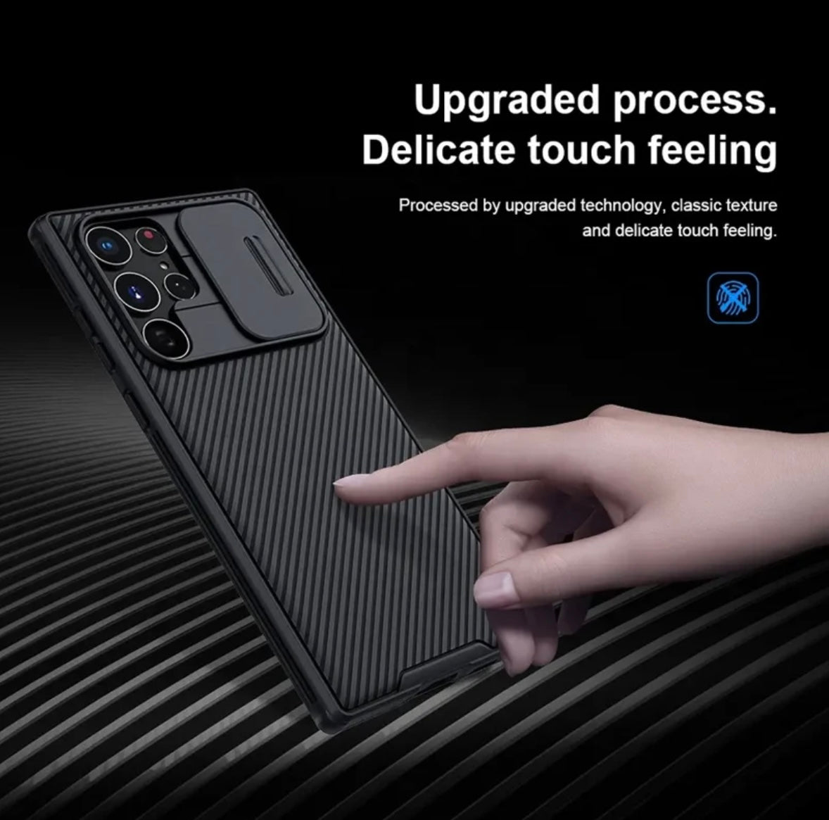 Nillkin - CamShield Hülle Samsung Galaxy S22 Ultra Schwarz