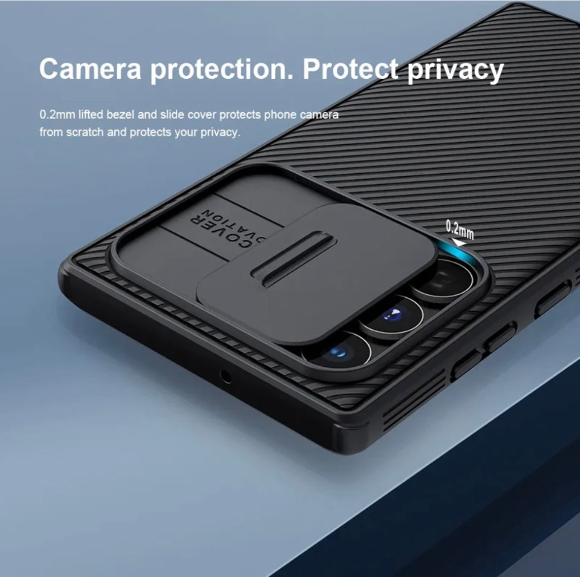 Nillkin - CamShield Hülle Samsung Galaxy S22 Ultra Schwarz