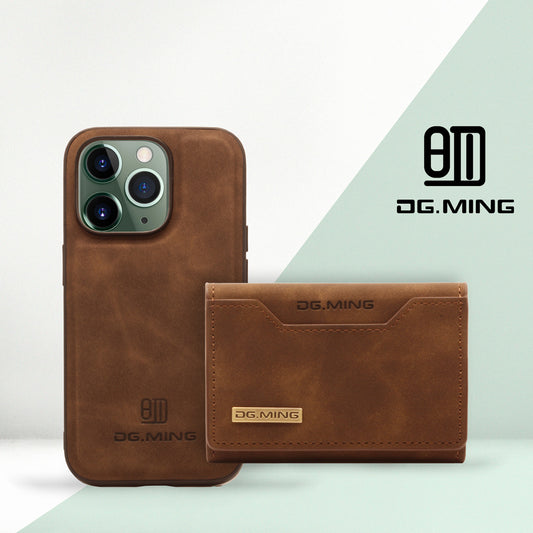 Der ultimative Begleiter für Ihren Alltag: Die DG.MING iPhone Leder Handyhülle