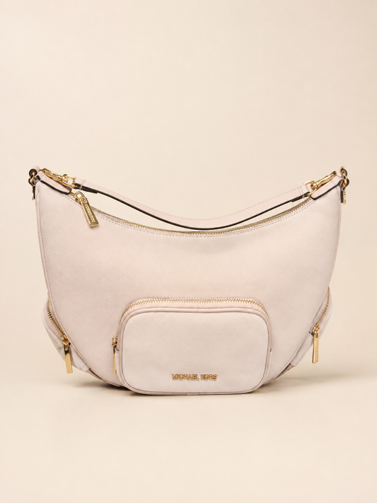 Michael Kors Wildleder Umhängetasche „Merritt“