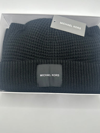 Michael Kors Schal+Mütze Schwarz
