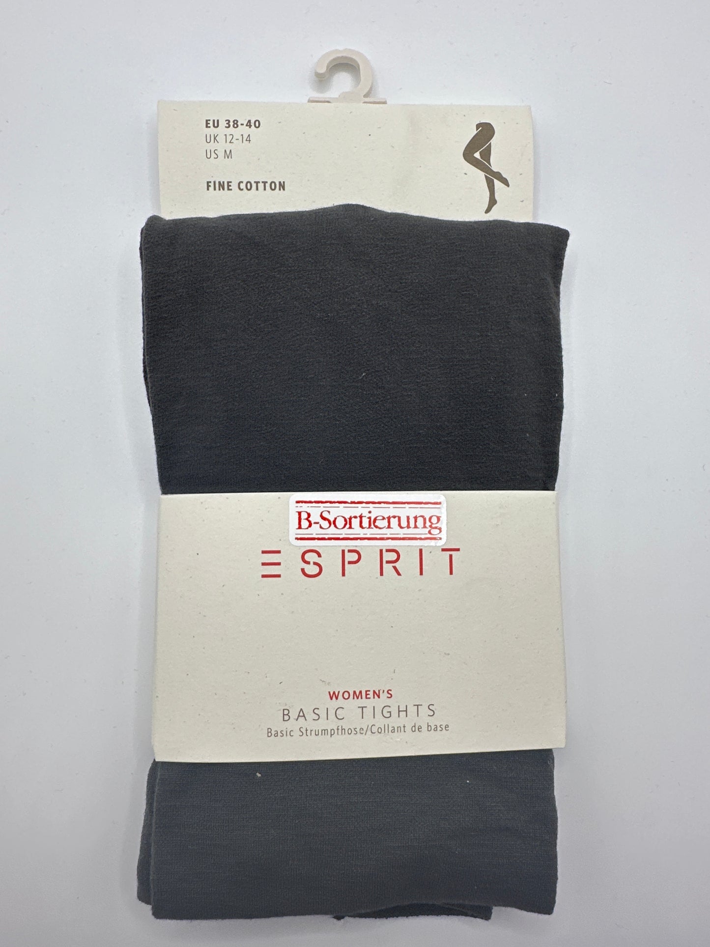 Esprit Basic Strumpfhose 38-40 Grau