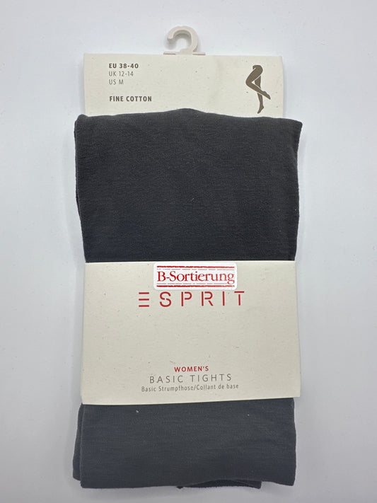 Esprit Basic Strumpfhose 38-40 Grau