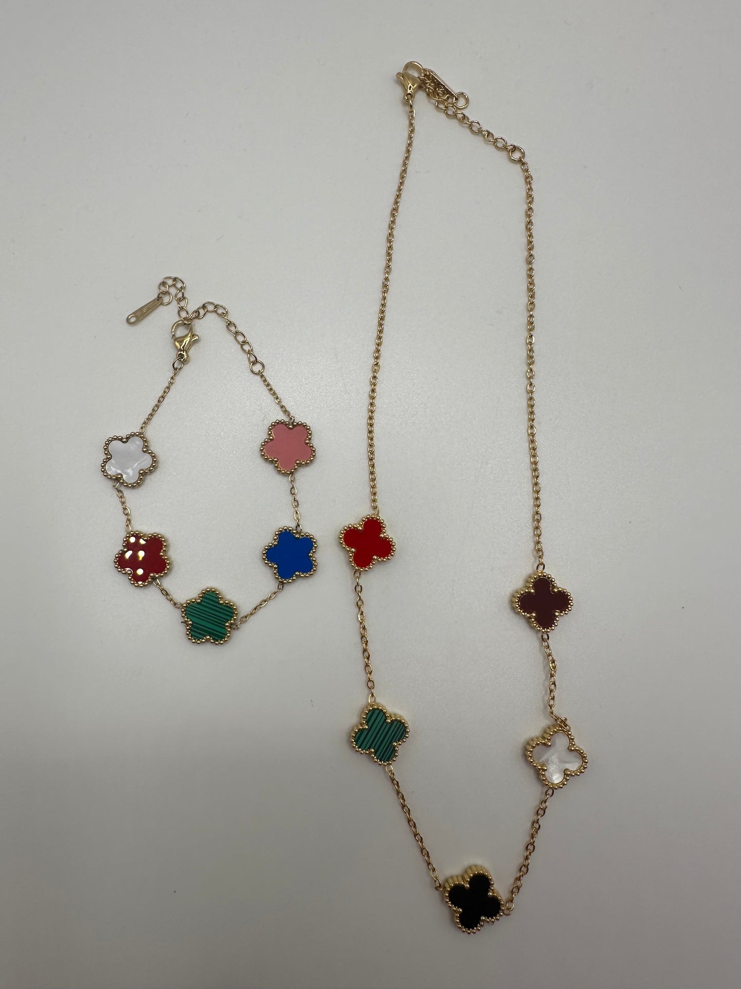 „Ela“ Edelstahl Kette oder Armband „Multi“