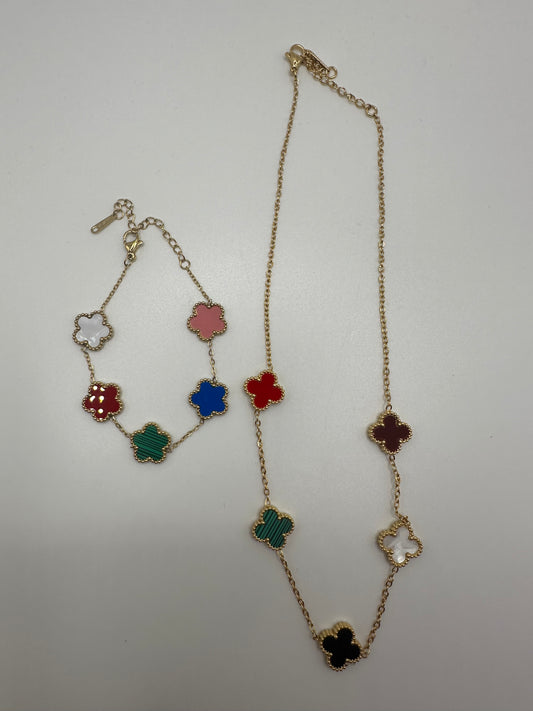 „Ela“ Edelstahl Kette oder Armband „Multi“