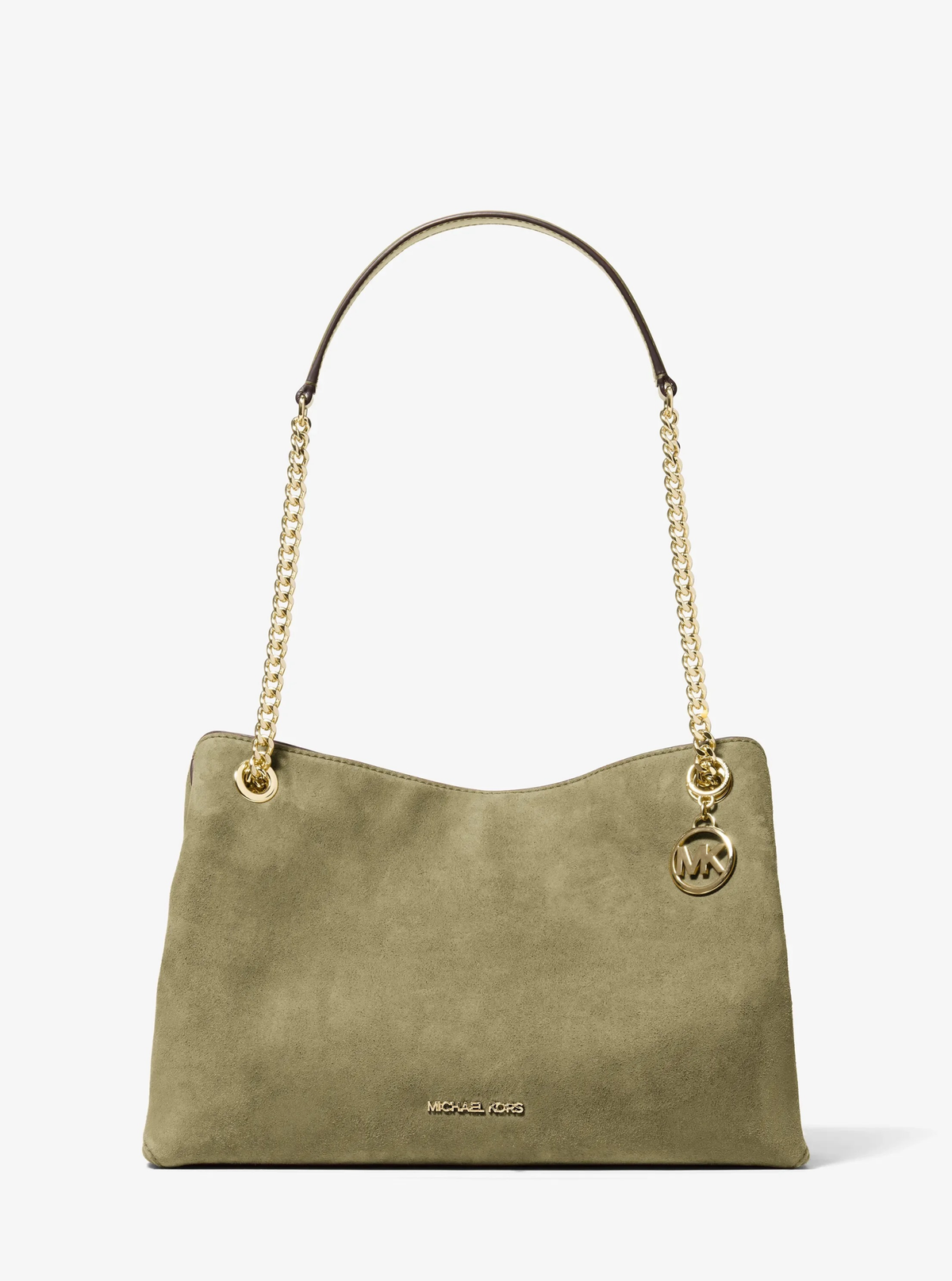 Michael Kors Wildleder Schultertasche „Christina“