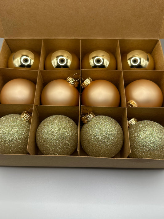 Weihnachtskugeln 12er Set