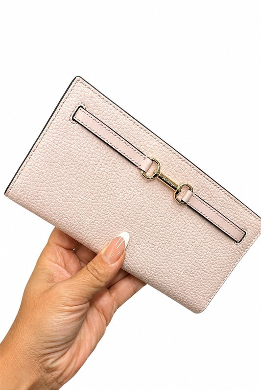 Michael Kors „Carson“ Leder Portmonee in rosa