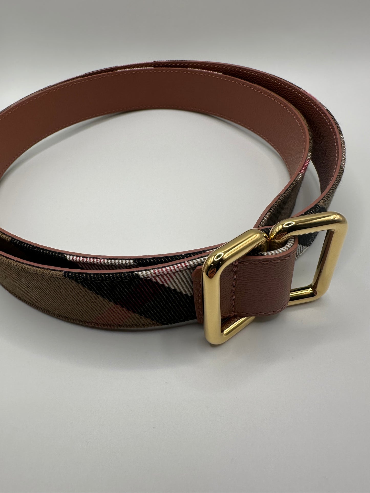 Burberry Wendegürtel L (127 cm) in altrosa