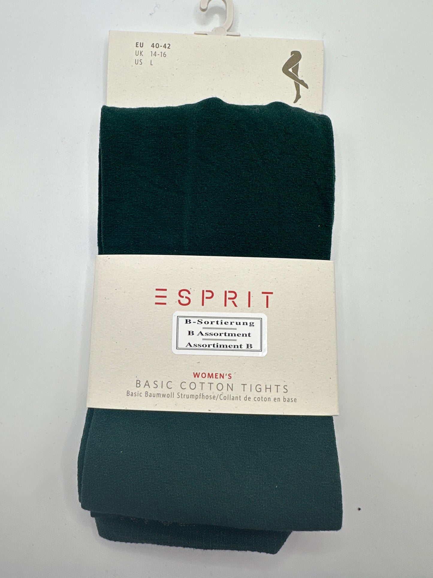 Esprit Basic Baumwollstrumpfhose 40-42