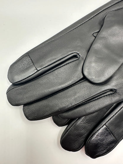 Karl Lagerfeld Teddy Lederhandschuhe