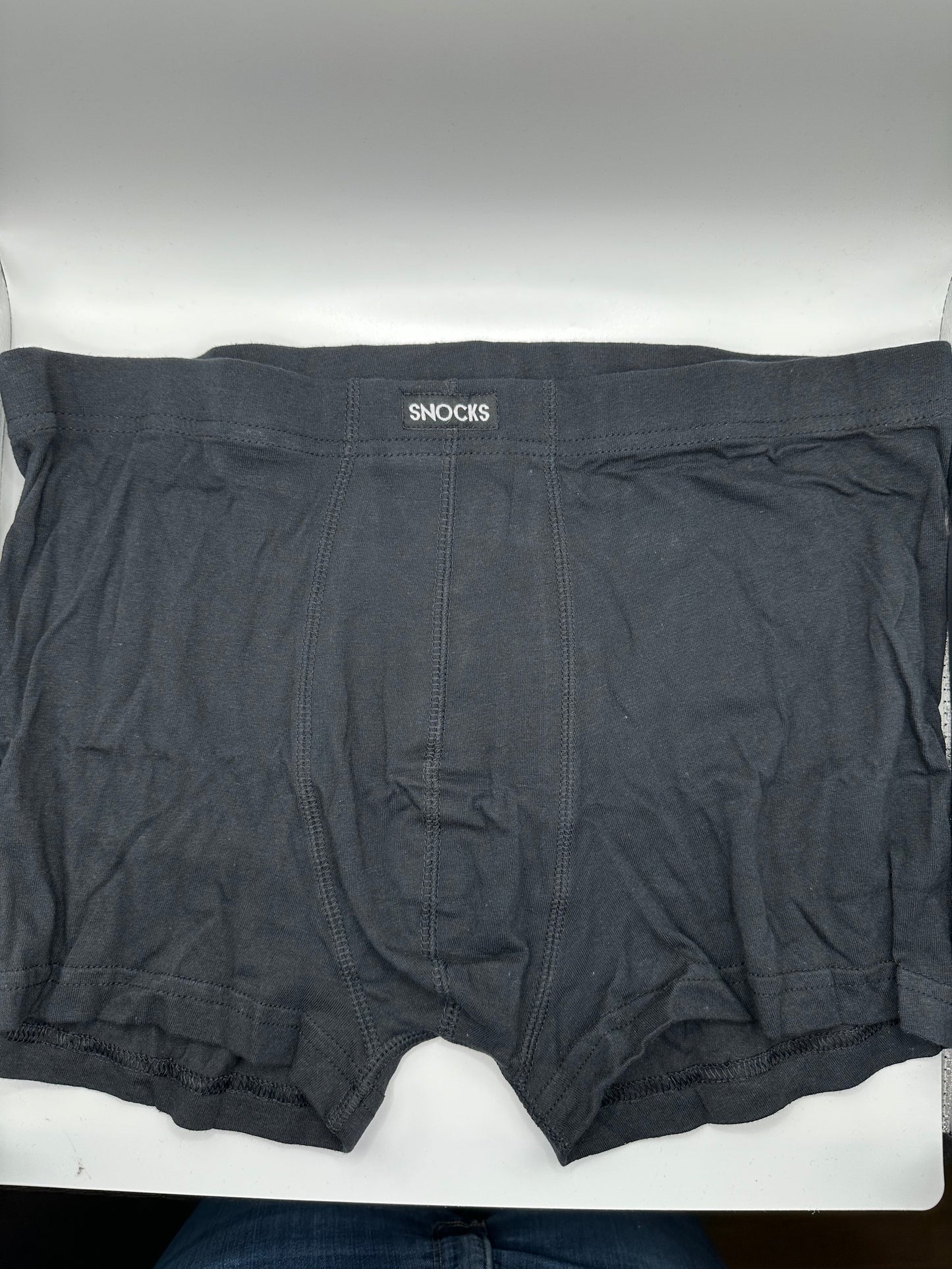 Snocks Retro Boxershorts L schwarz 6er Set