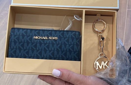 Michael Kors Set Portmonee und Schlüsselanhänger