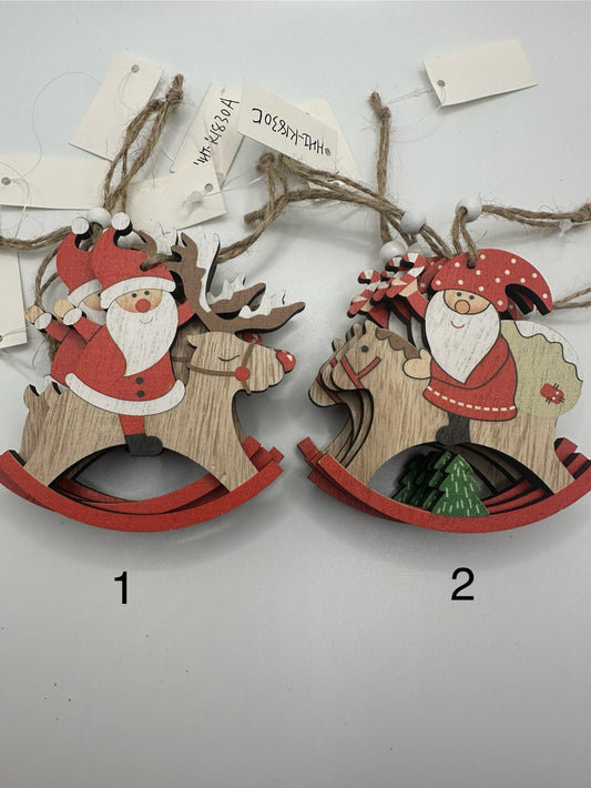 Anhänger Schaukelpferd 5er Set