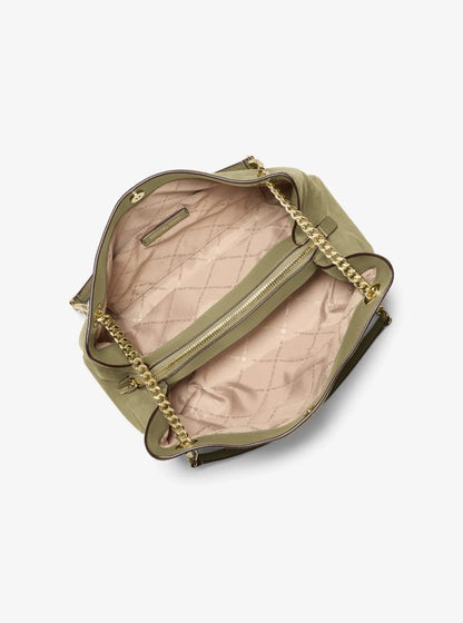 Michael Kors Wildleder Schultertasche „Christina“