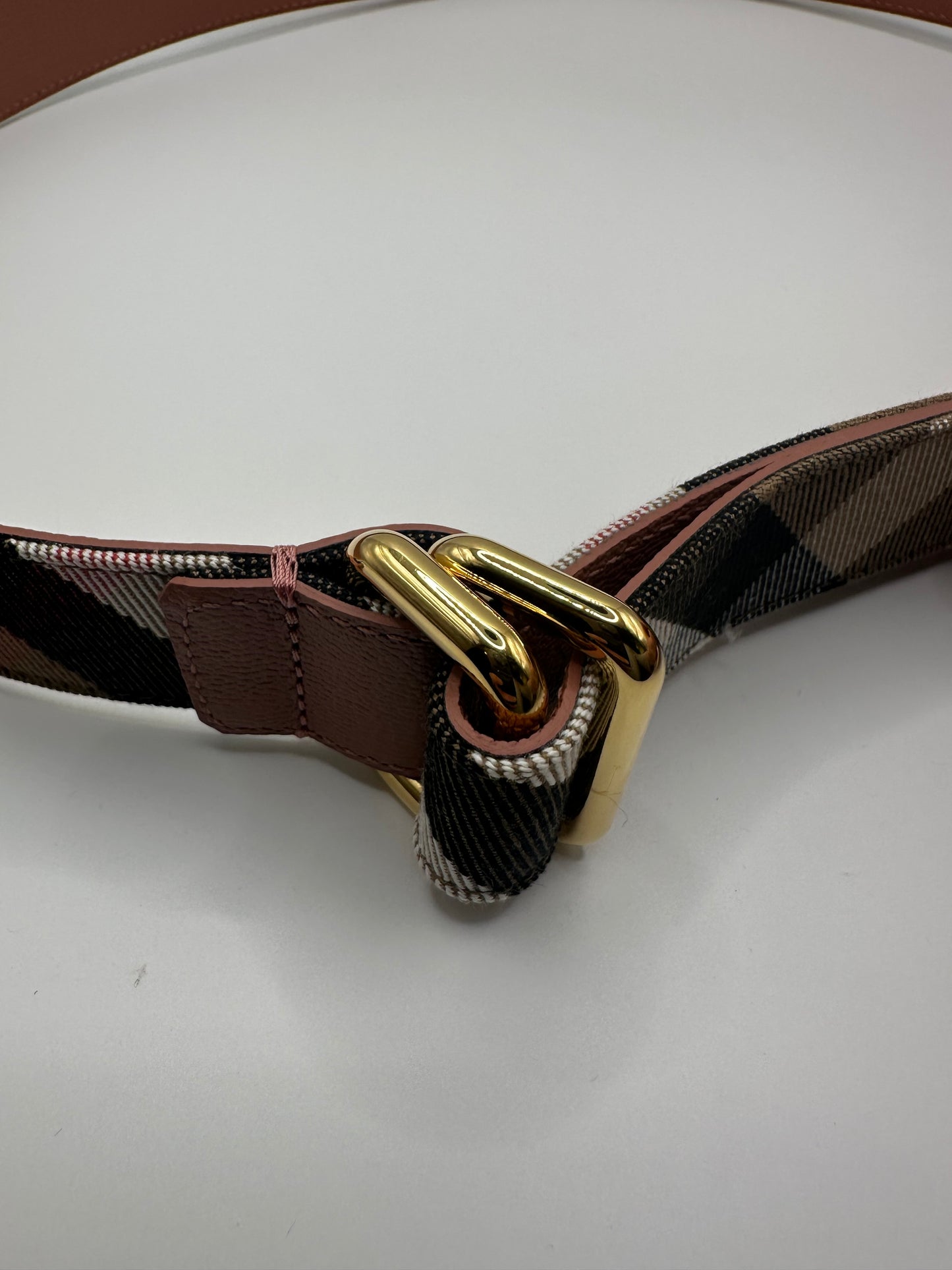 Burberry Wendegürtel L (127 cm) in altrosa