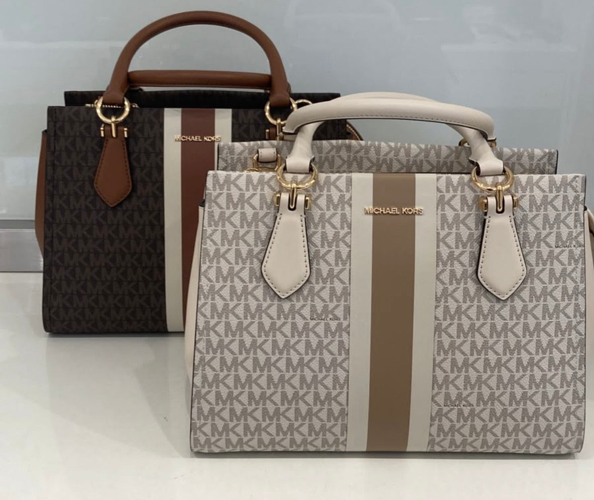 Michael Kors Tasche „Marilyn“ Medium in Creme