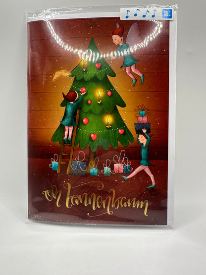 Weihnachtskarte mit Sound inkl. Umschlag