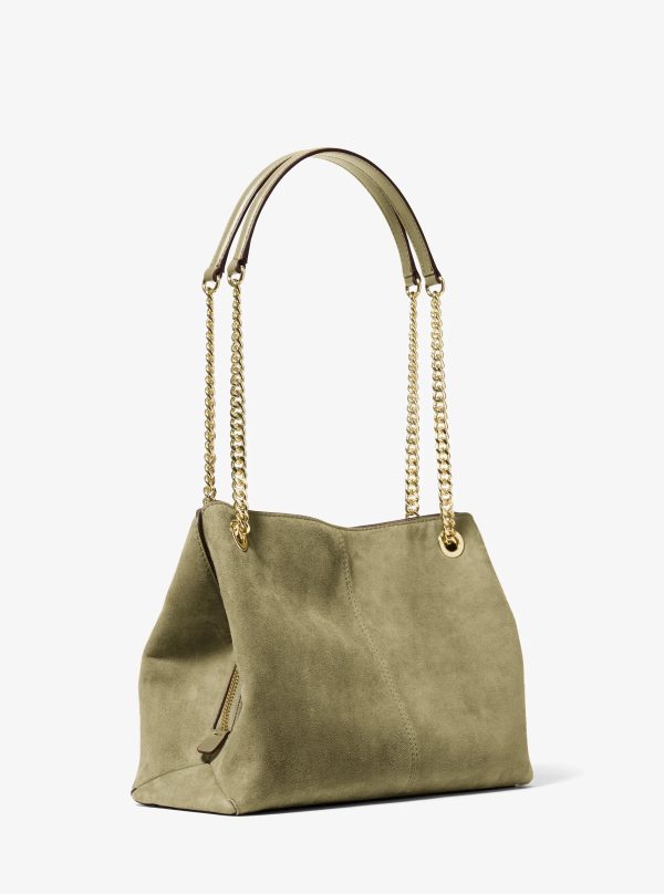 Michael Kors Wildleder Schultertasche „Christina“