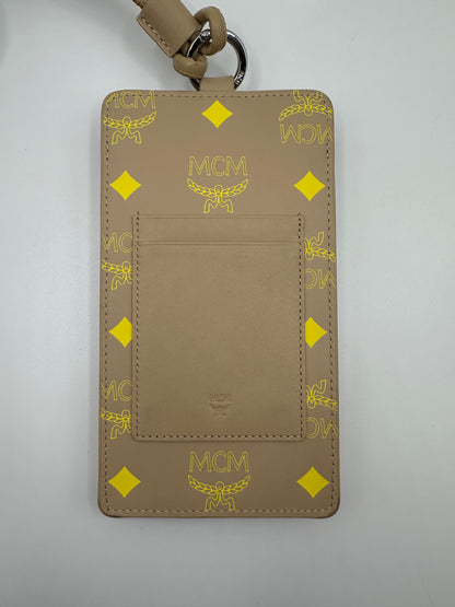 MCM Leder Handytasche (Max. iPhone Pro / 15 cm)