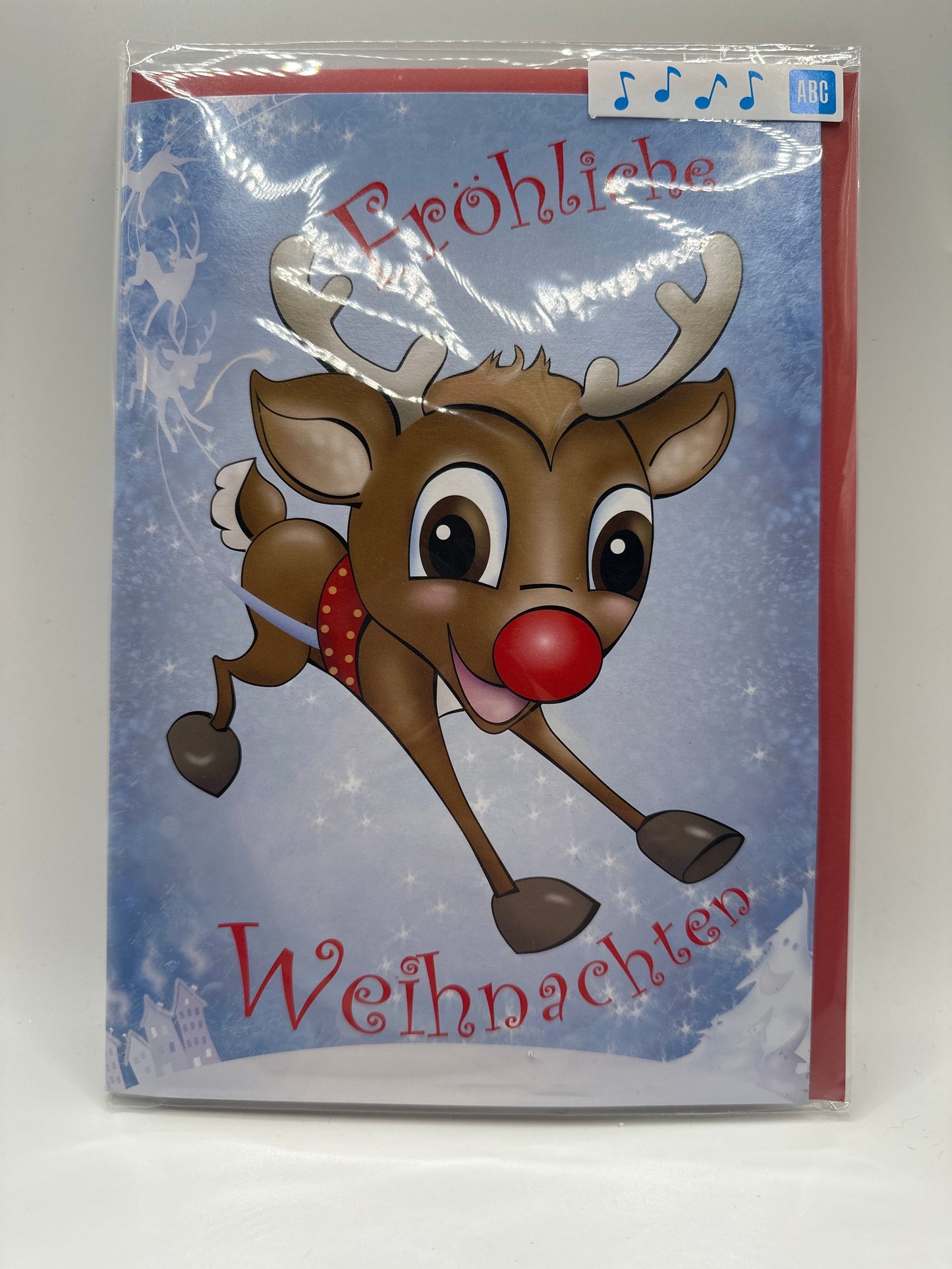 Weihnachtskarte mit Sound inkl. Umschlag