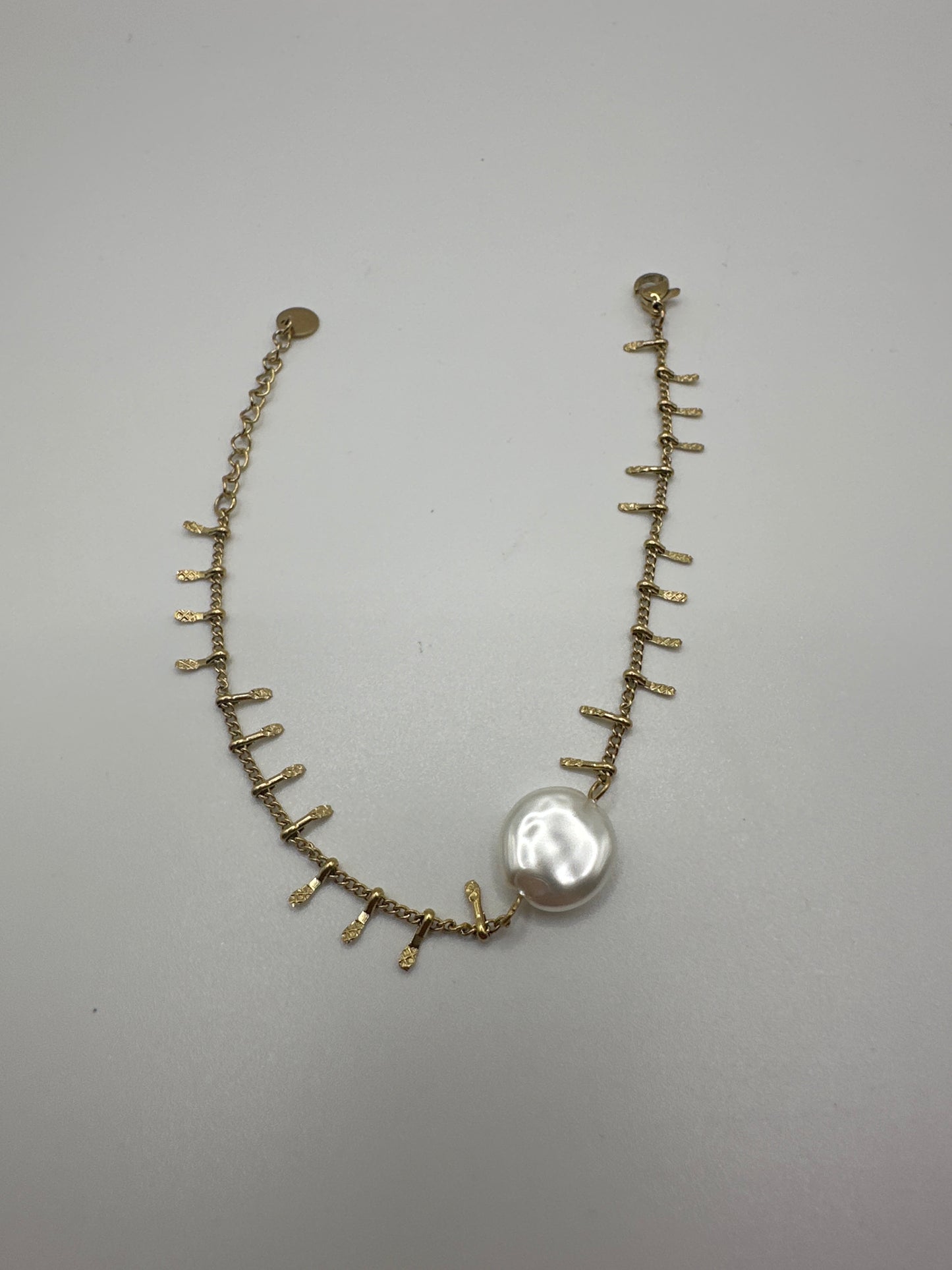 Armband Perle Edelstahl