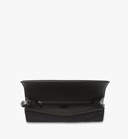 MCM Diamant Clutch aus Lauretos Lurex-Jaquard