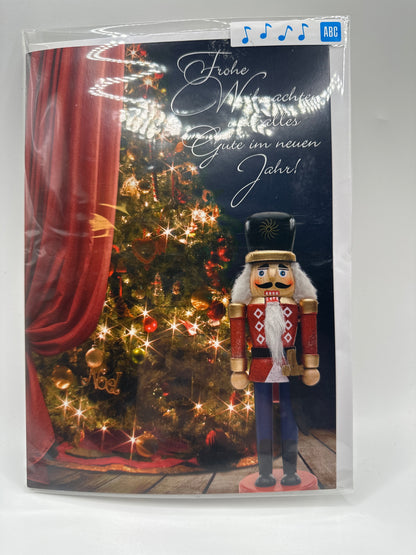Weihnachtskarte mit Sound inkl. Umschlag