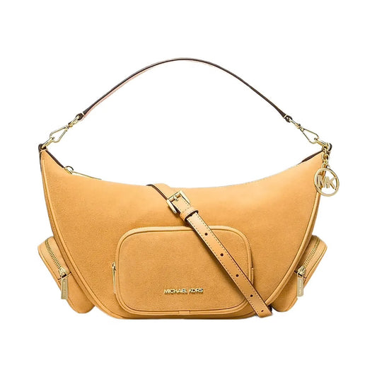 Michael Kors Wildleder Umhängetasche „Merritt“