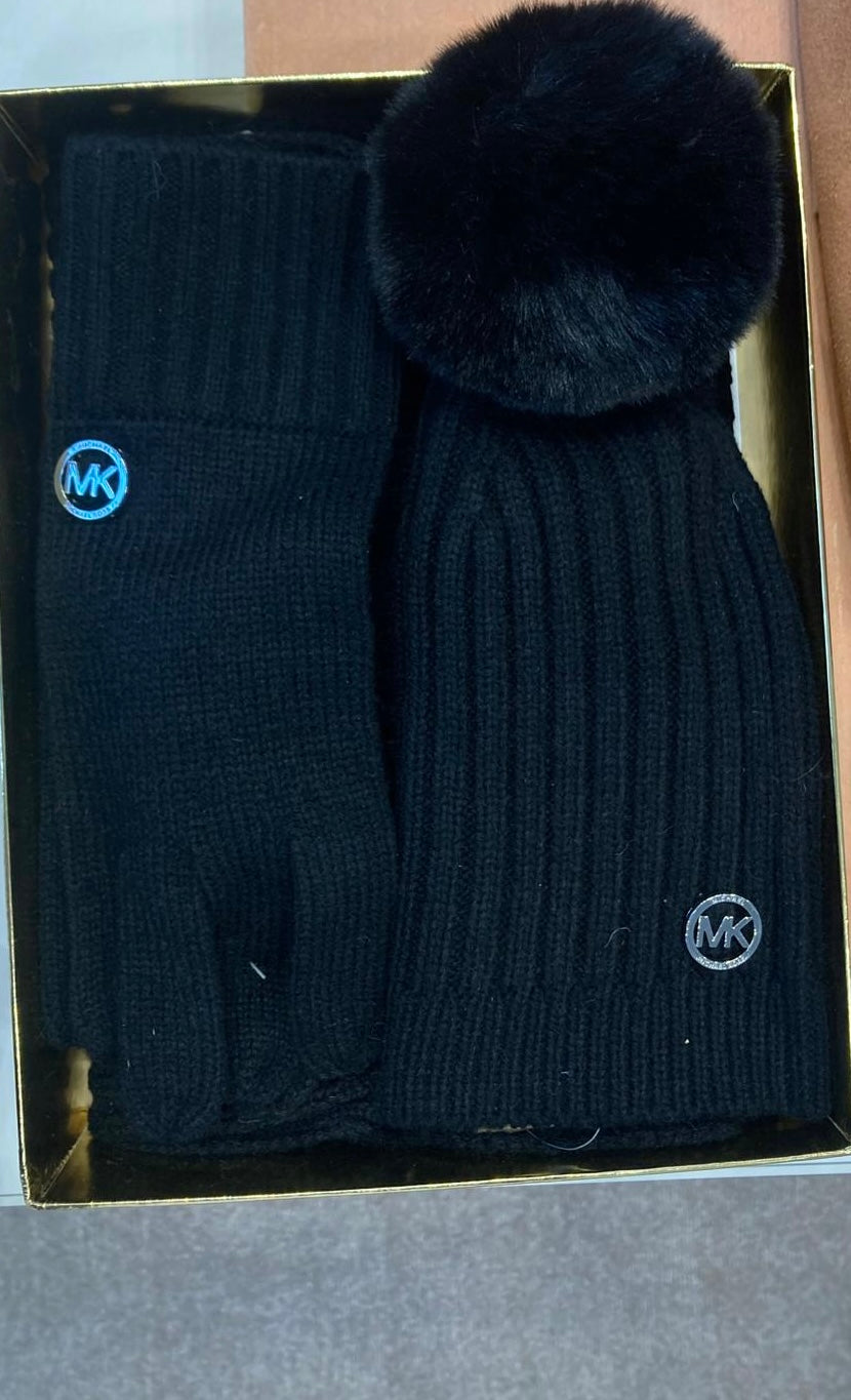 Michael Kors Schal , Mütze, Handschuhe 3er Set
