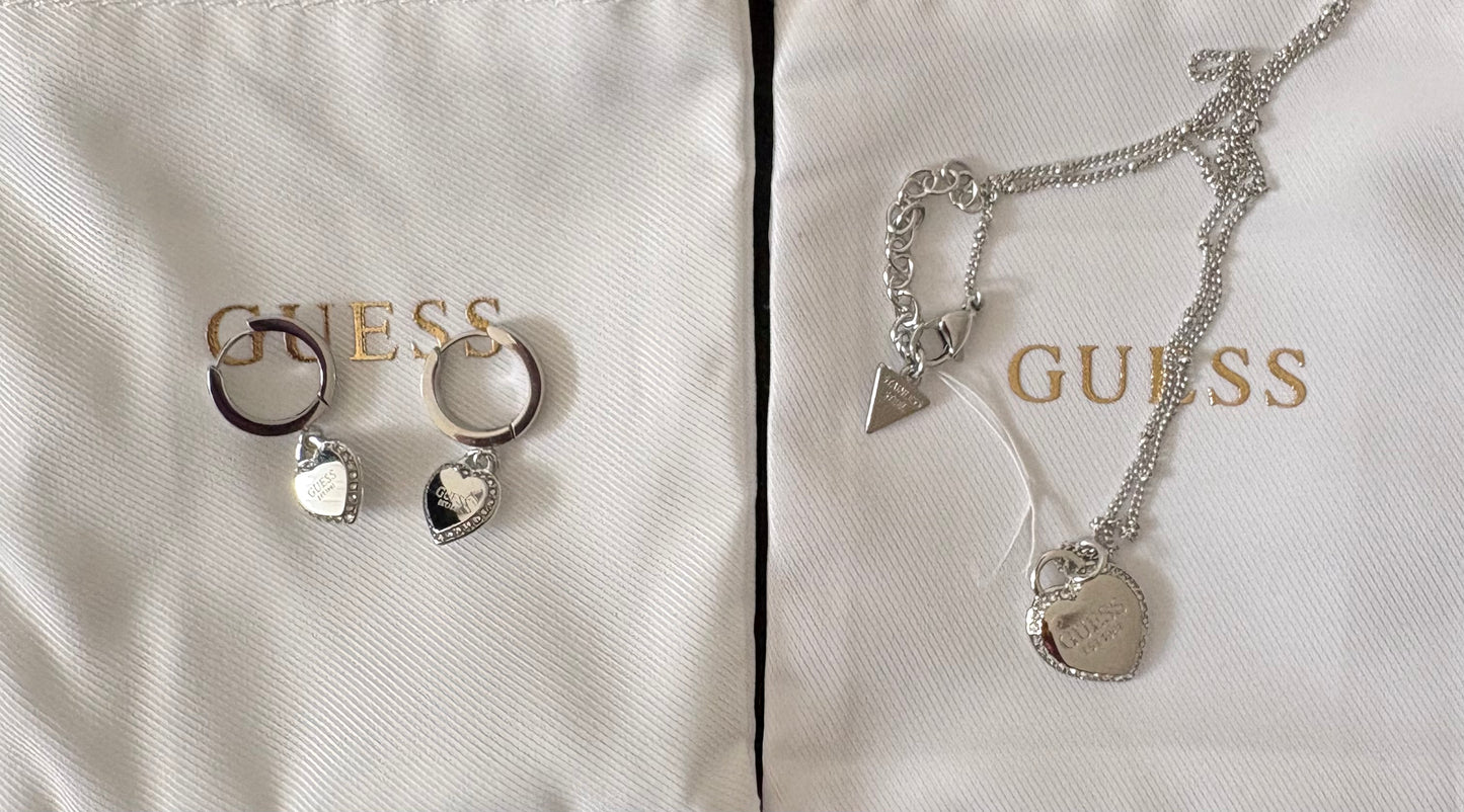 Guess Ohrringe und Kette