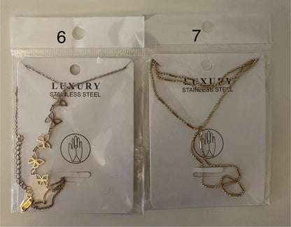 Handkette Edelstahl Gold