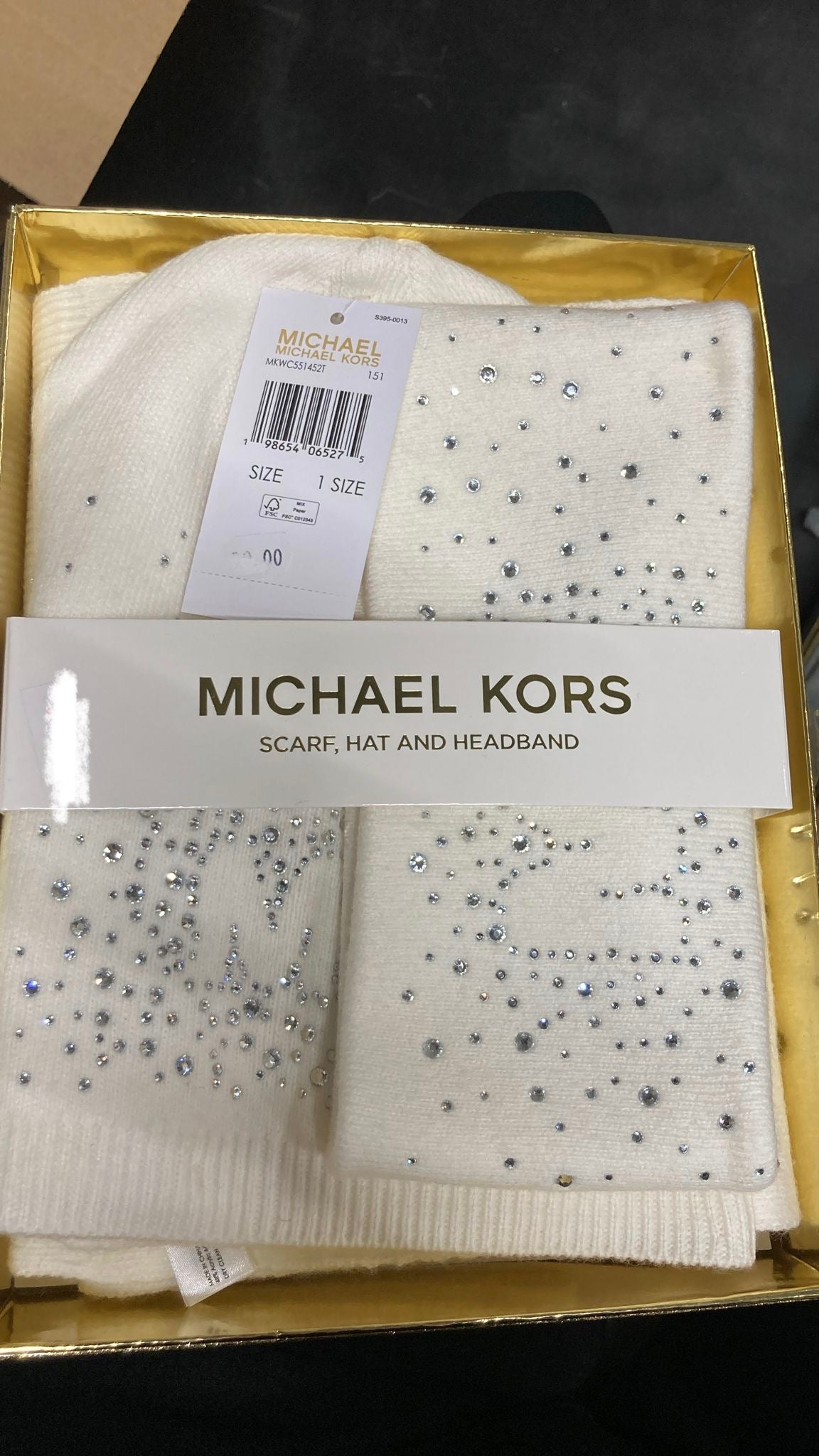 Michael Kors Schal , Mütze, Stirnband 3er Set