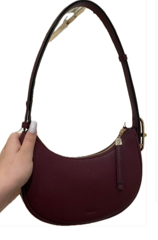 Furla „Mialuna“ S Crossbody Farbe Weinrot