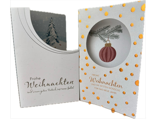 15 Weihnachtskarten (2 Motive)