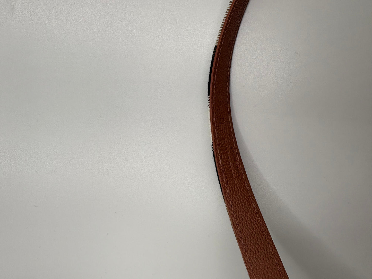 Burberry rosé Wendegürtel / Taillengürtel 1,5 cm breit Größe M (99 cm)
