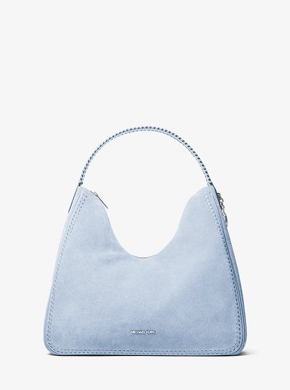 Michael Kors Wildleder Schultertasche „Nayla“