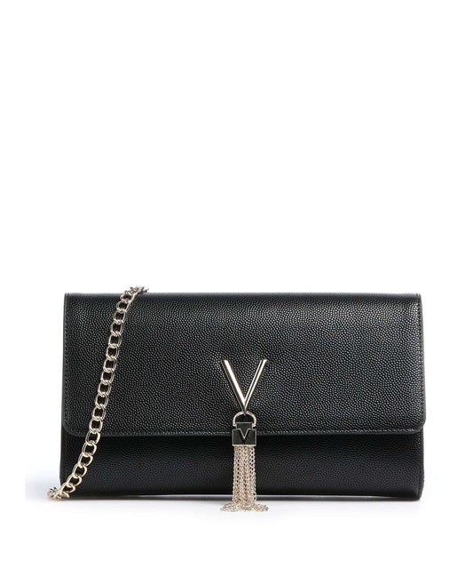 Valentino Umhängetasche „Divina“  schwarz/gold