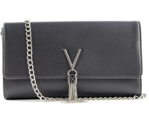 Valentino Umhängetasche „Divina“  dunkelgrau/silber